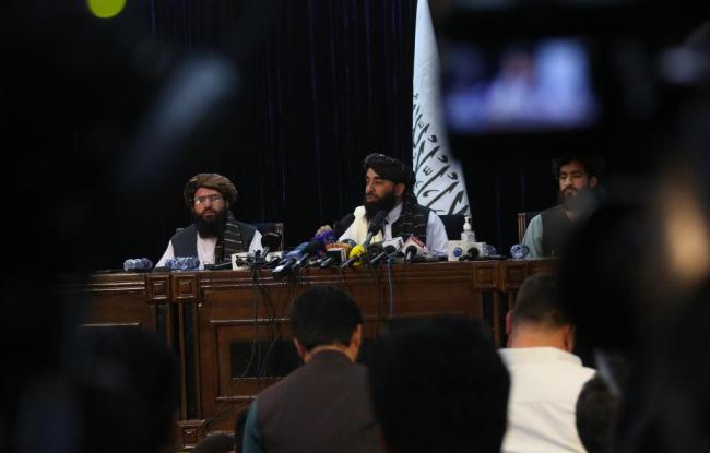 4名塔利班人員來到新華社喀布爾分社：要正常上班