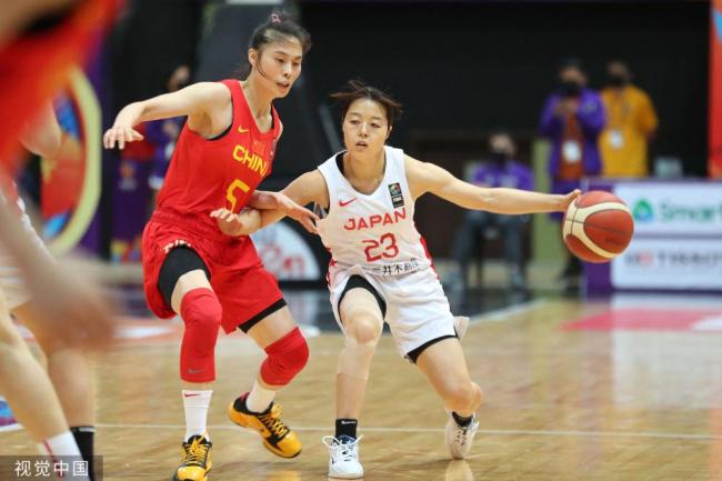 中国女篮惜败日本 无缘亚洲杯冠军