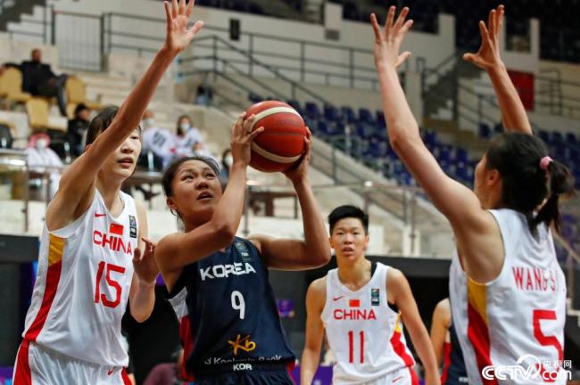 女篮亚洲杯：中国队93:69大胜韩国闯进决赛