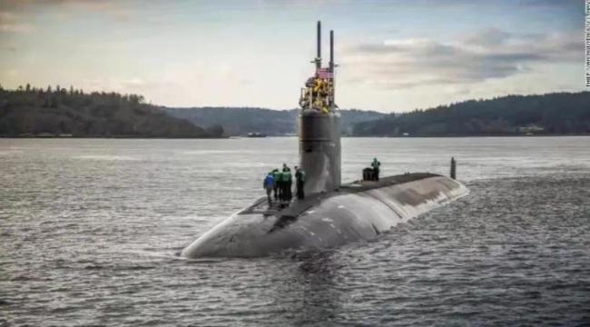 美国核潜艇在南海撞上不明物体，11人受伤
