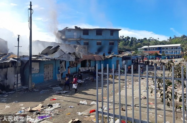 所罗门群岛骚乱升级 华人店铺遭打砸