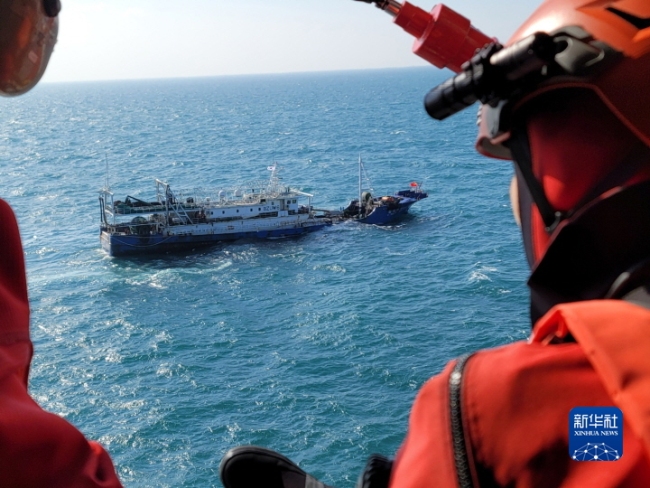 一中國漁船在韓國海域觸礁 22名船員全部獲救