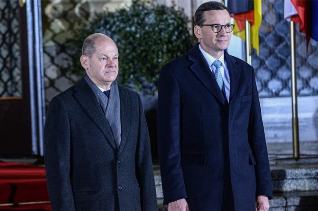德国总理朔尔茨访问波兰