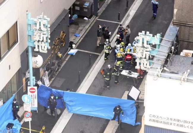 日本大阪大楼起火27人心肺功能停止，9人死亡