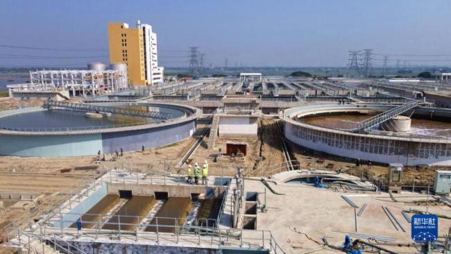 中企承建孟加拉国最大污水处理厂开始试运行