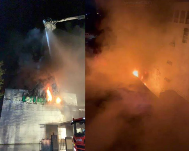 台媒：新竹湖口工业区一工厂深夜发生火灾