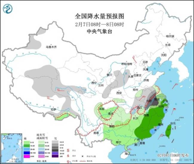 南方地区雨雪天气持续北方回暖成为“主旋律”