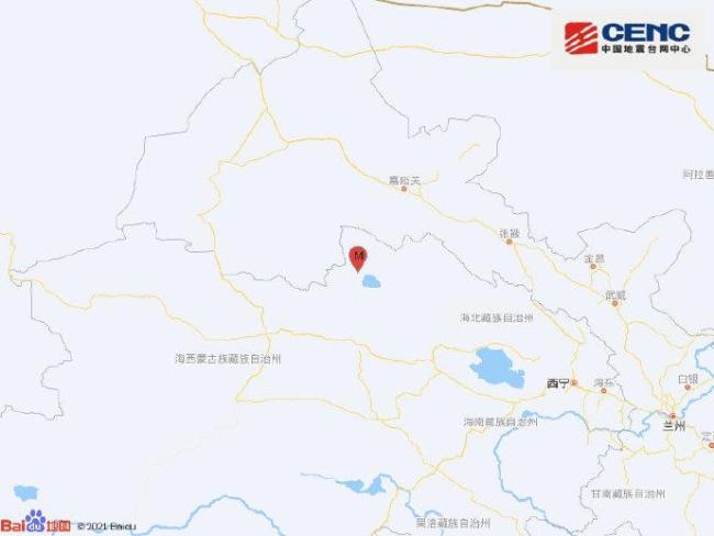 青海海西州德令哈市发生5.4级地震 震源深度10千米