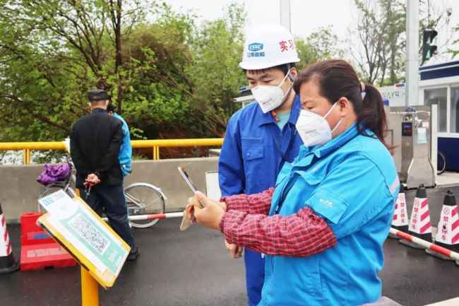 上海崇明部分地区制造企业开展复工复产压力测试