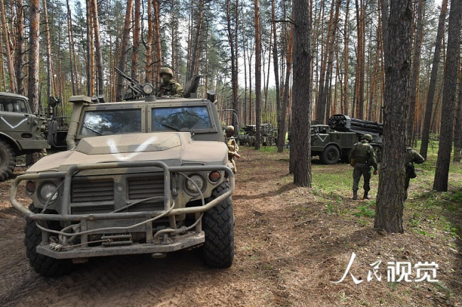 当地时间2022年4月28日，乌克兰，俄罗斯在乌克兰的特别军事行动仍在持续。
