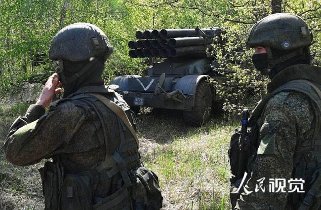 当地时间2022年4月28日，乌克兰，俄罗斯在乌克兰的特别军事行动仍在持续。