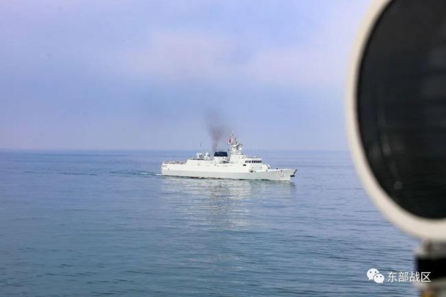 东部战区多型舰艇亮剑东海！
