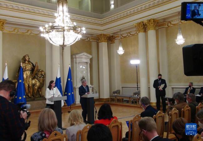 芬兰总统说芬兰将申请加入北约