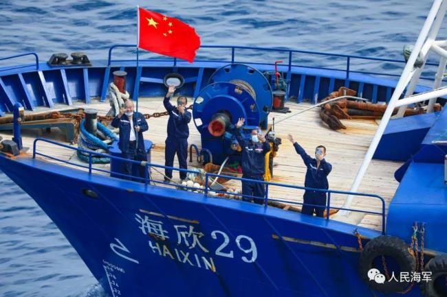 中国海军护航编队再创新纪录