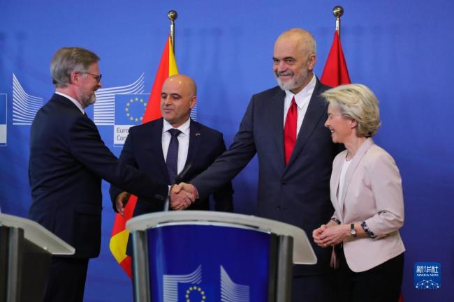 欧盟与阿尔巴尼亚和北马其顿启动入盟谈判