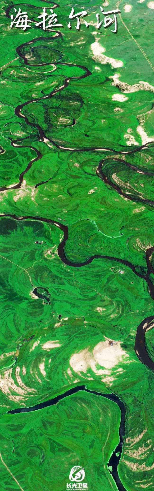卫星图看中国河流 大地脉络一目了然