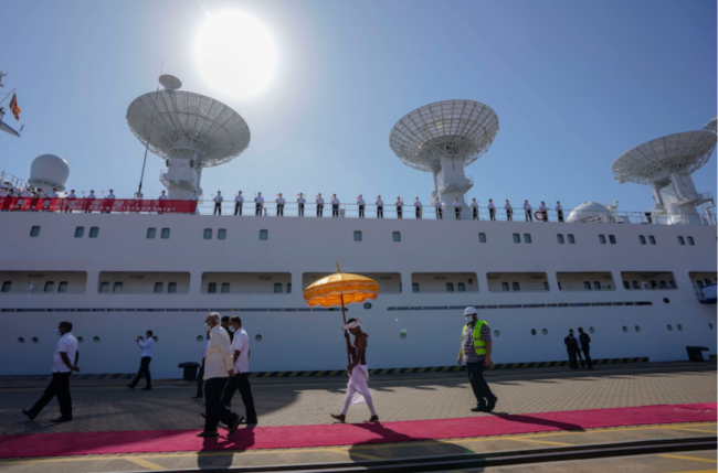 中国科考船停靠斯里兰卡，美印为何这么起劲？