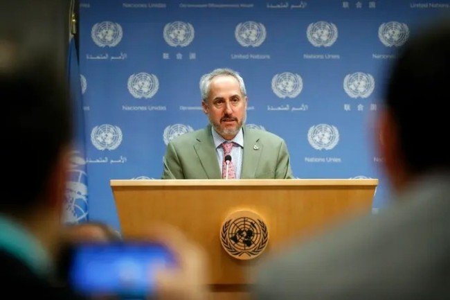 聯合國秘書長發言人呼吁尊重敘利亞主權