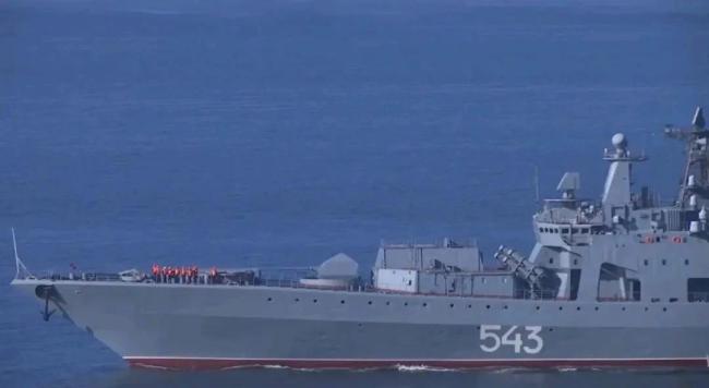 “沙波什尼科夫元帅”号驱逐舰的反舰导弹已经换成“天王星”导弹