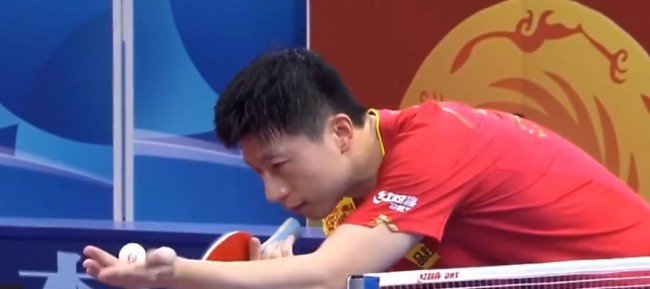 世乒赛马龙主动换人轰出单局11比0！中国男乒横扫印度