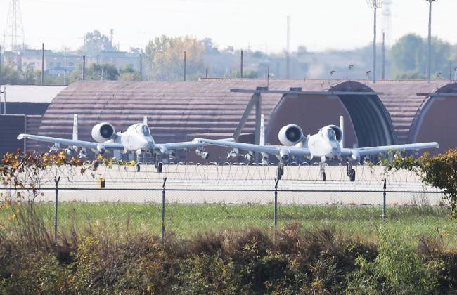 韩国乌山空军基地图片