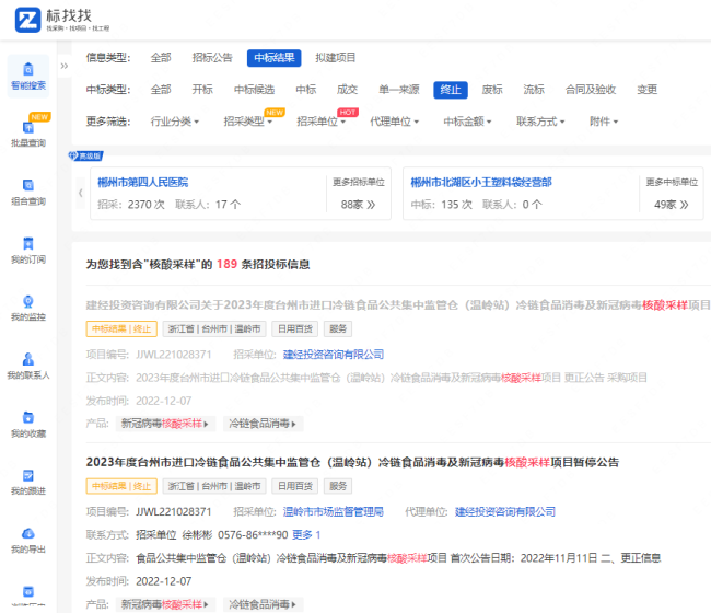 核酸公司开始“跑路”破产了? 多地出现被随地遗弃的核酸试剂管
