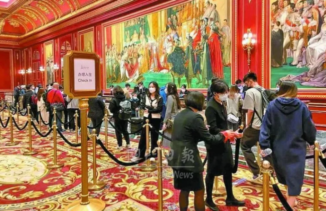 澳门赌场酒店春节档期大部分爆满 助推博彩业收入