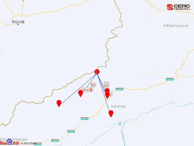 新疆阿克苏5.1级地震 网友称被晃醒