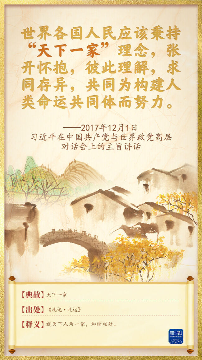天下一家：命运与共里的总书记用典