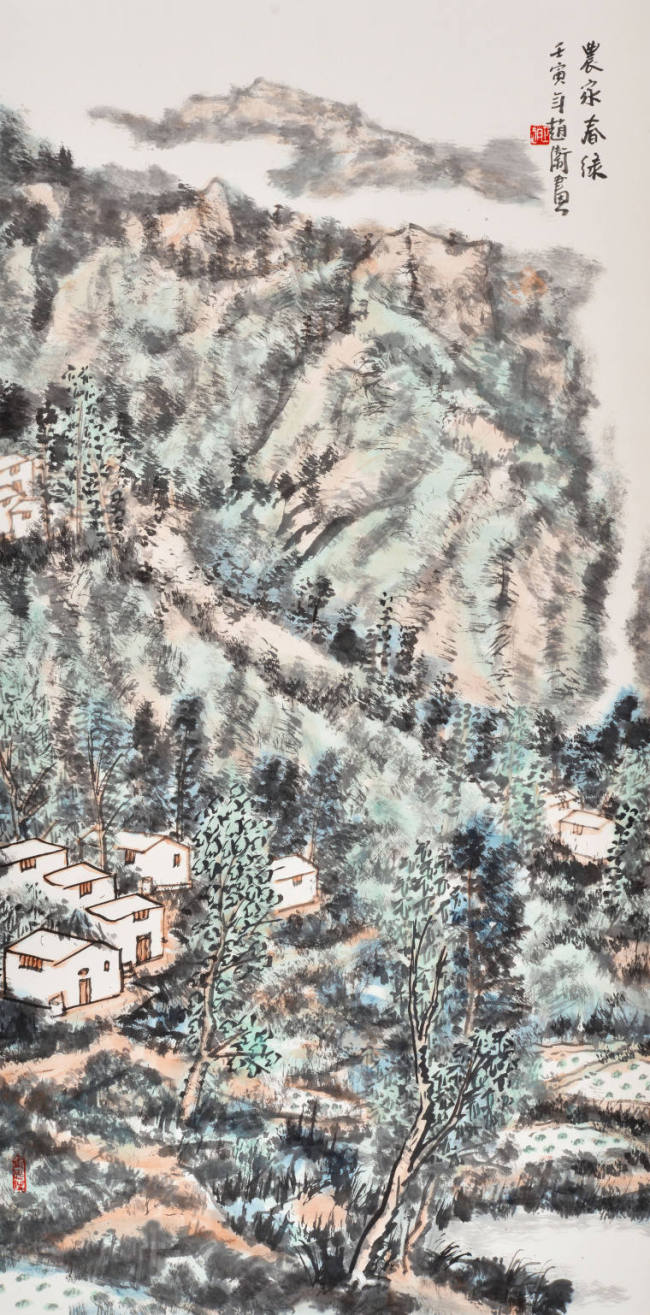 “翰墨春风——当代中国画名家作品展”3月29日在北京市紫竹院公园问月楼开幕