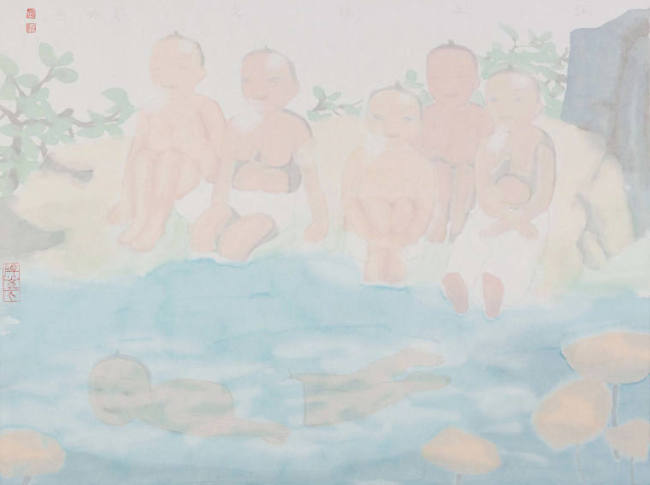 “翰墨春风——当代中国画名家作品展”3月29日在北京市紫竹院公园问月楼开幕