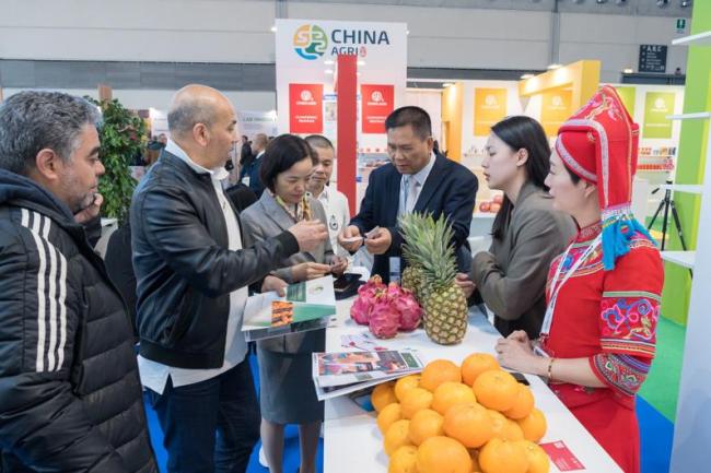 中国品牌农产品亮相欧洲大型国际果蔬展