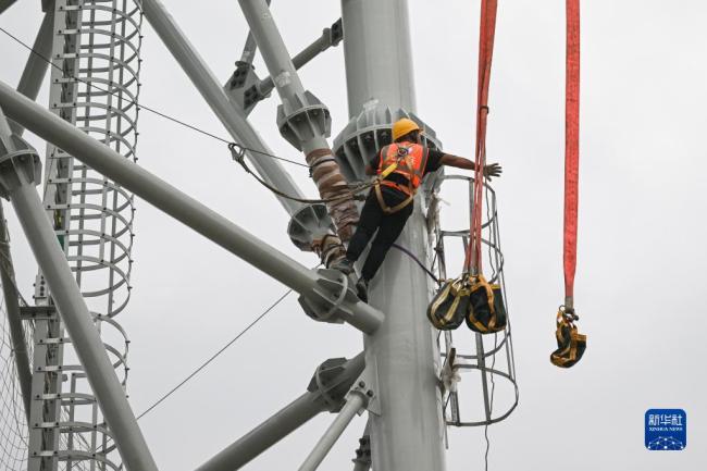 海南商业航天发射场1号工位主体结构封顶