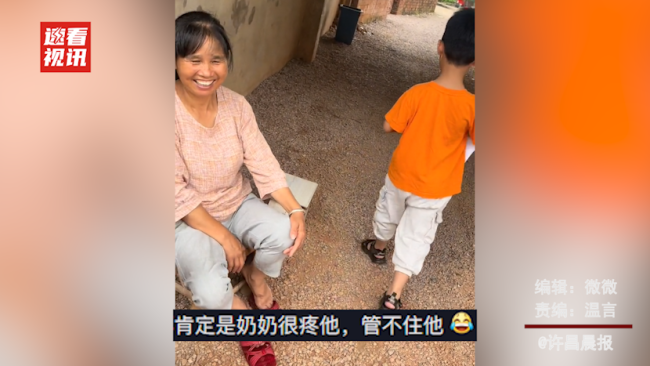 小男孩去奶奶家被“退回”，奶奶表示孙子太调皮