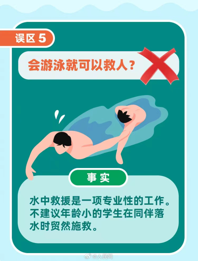 夏季酷热，游泳时请注意：溺水的6个误区要避开