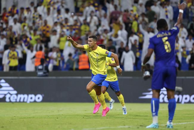 阿拉伯冠-C罗头槌破门 塔利斯卡传射 利雅得胜利4-1客胜
