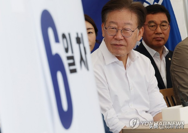 韩最大在野党党首李在明已绝食示威6天 宣誓要反抗“暴政”