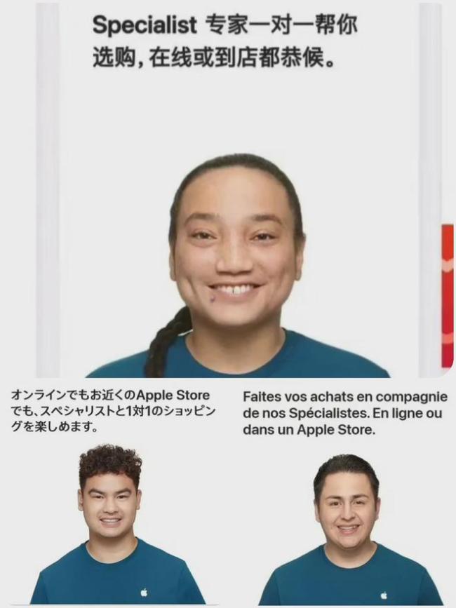 苹果官网用户形象引争议：涉嫌歧视国人 有人解释是印第安风俗
