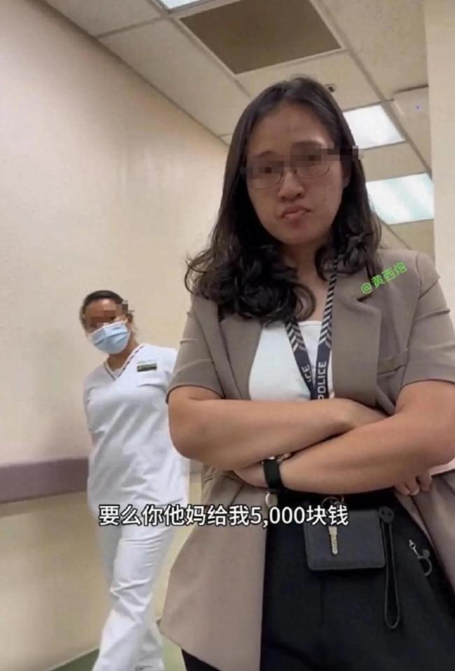 嚣张！女子国外辱骂护士被调查：或涉嫌违反新加坡《公共秩序法》
