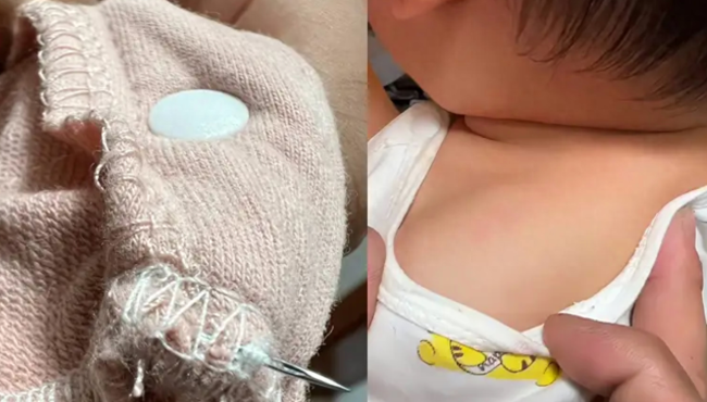 网购婴儿新衣里竟藏有针头！商家态度敷衍仅愿赔付10元 宝妈：将向平台投诉