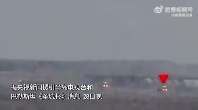哈马斯打击以军画面：锁定以军装甲车 导弹高速飞行一发将其摧毁