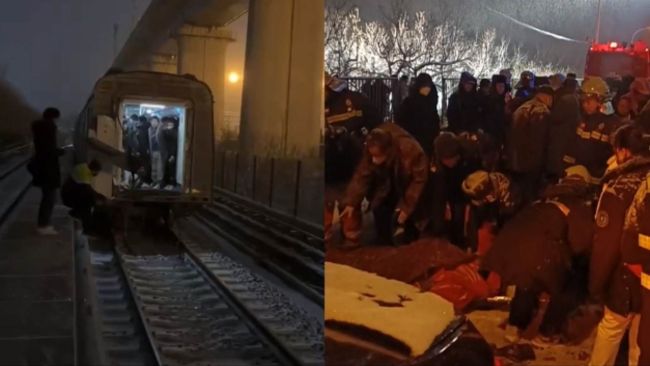 北京地铁事故：有孕妇被人群压得腿骨折，只能躺在地上等待救援