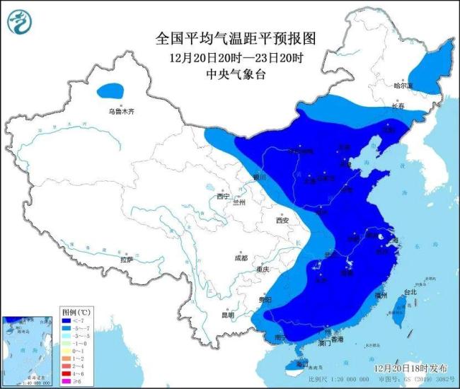 0℃线将抵达华南北部 多地将刷新今冬以来新低
