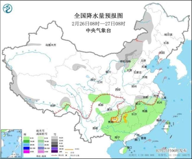 大范围雨雪天气即将来袭，雪线或再跨越长江