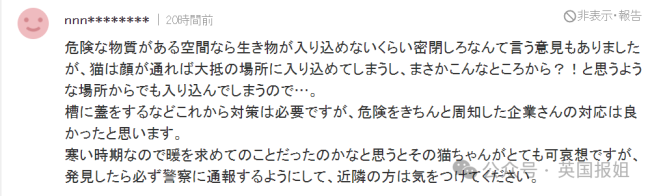 日本广岛一只猫掉进强毒物液体后逃走，警方发布寻猫启事：碰了可能致癌。