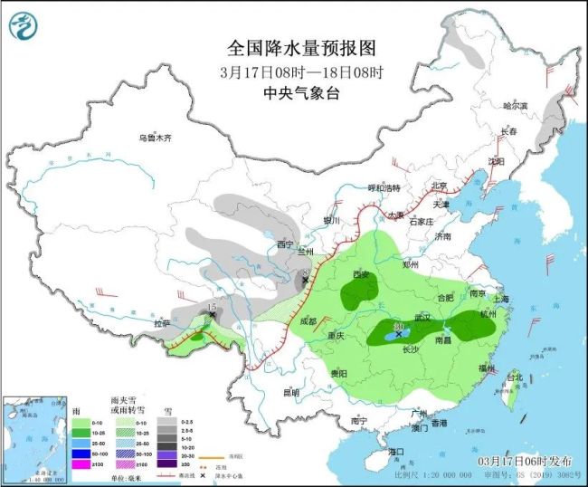 冷空气携风沙降温雨雪而来 局地降温或超10℃