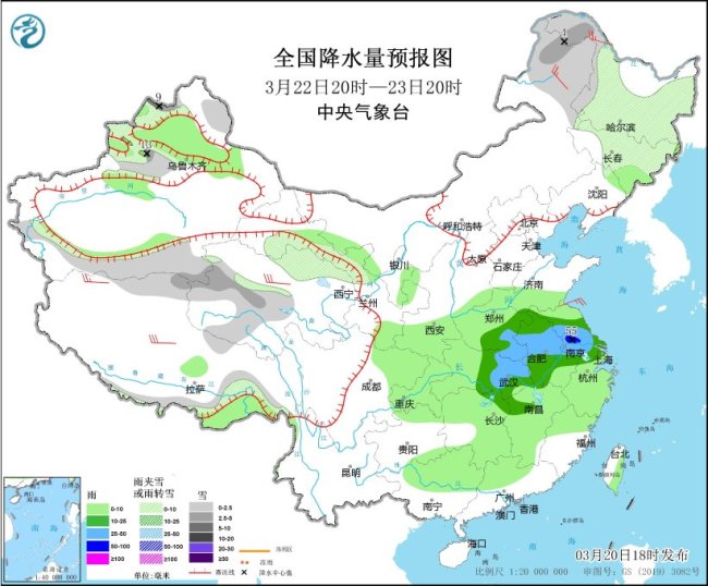 多地降温10℃+！中东部大范围降水将袭 伴有对流天气