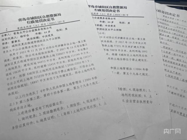 十多年来屡禁不止！崂山风景区数百亩青山变墓地 毁林挖山遭非法扩建