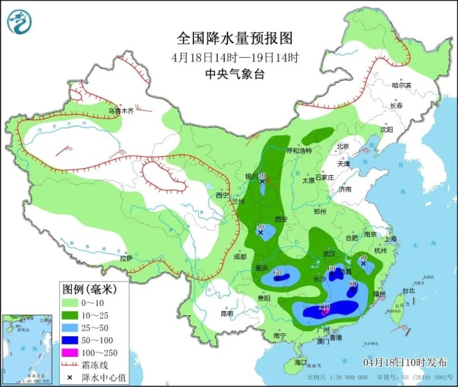 明天北京西部和北部有阵雨，夜降春霖润谷生