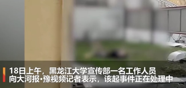 黑龙江大学有学生坠楼？校方回应 警方介入，已送医